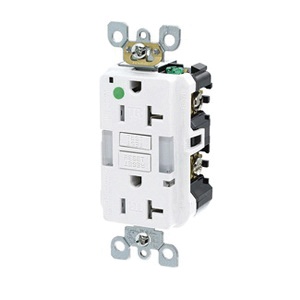 Leviton GFNL2-HGW 125 Volt 20 Amp Tamper-Resistant, Power Indication ...