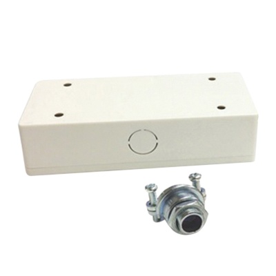 Nora Lighting Nua 802w White Junction Box For Ledur Series Led Edge Lit Under Cabinet