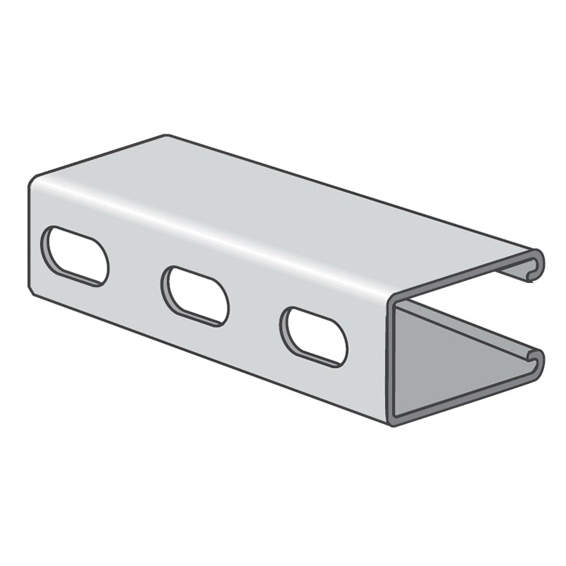 power-strut-ps-100-20-pg-pre-galvanized-33-steel-metal-framing-single