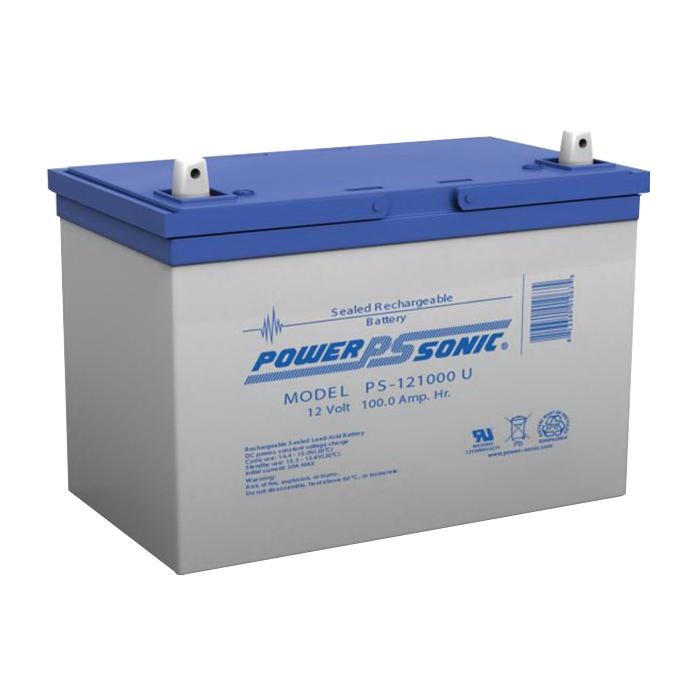 Power Sonic Ps 121000 General Purpose Rechargeable Battery 100 Amp Hour 12 Volt Sealed Lead Acid 4719