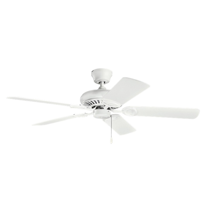 Kichler 339011mwh Sutter Place Ceiling Fan With Light 5 Blade 52