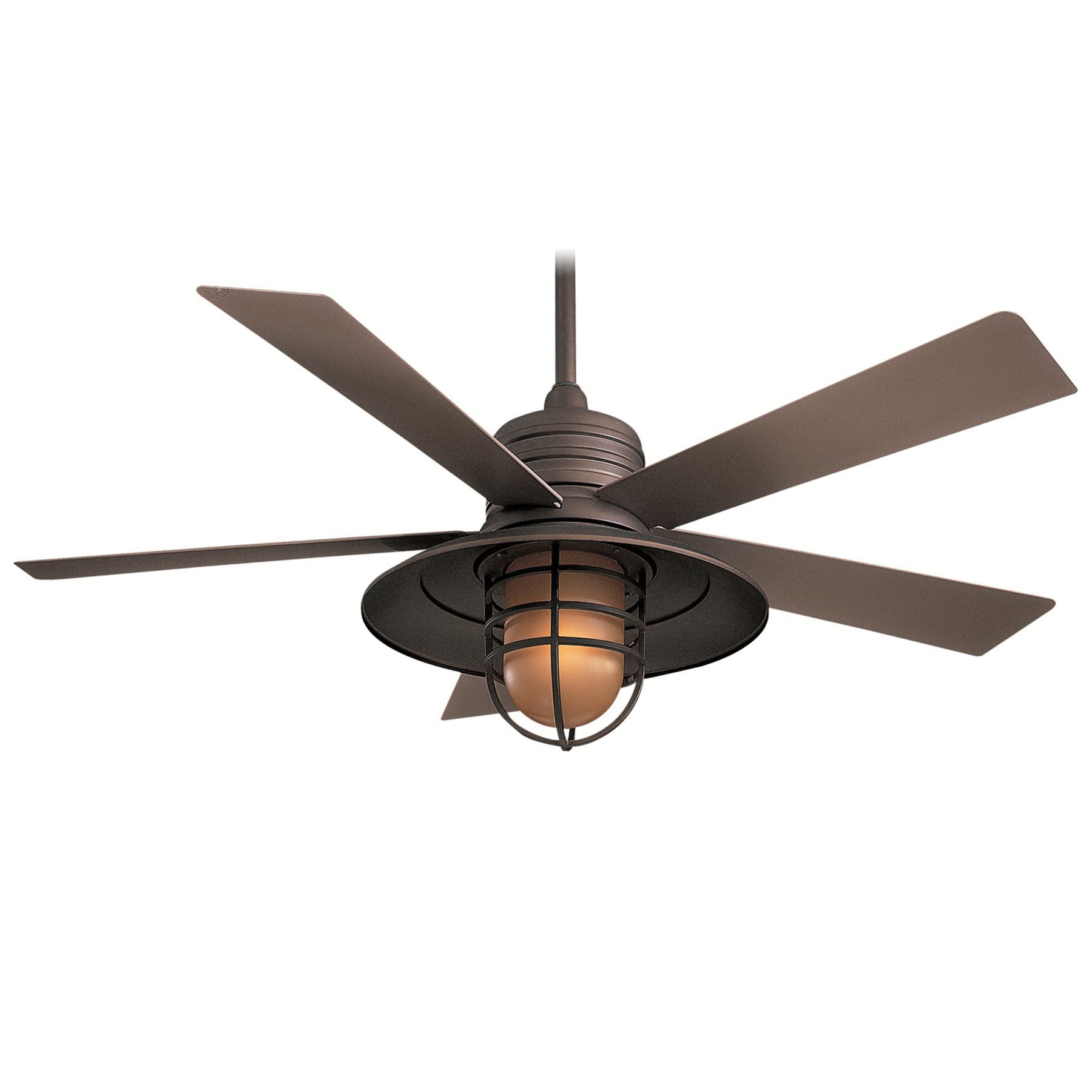 Minka Aire F582 Orb Transitional Ceiling Fan With Light 54 Inch 5 Blade 3 Sd Oil Rubbed Bronze Rainman