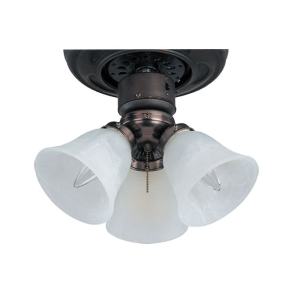 Maxim Lighting Fkt207oi Ceiling Fan Light Kit 3 Light 60 Watt Oil Rubbed Bronze Basic Max