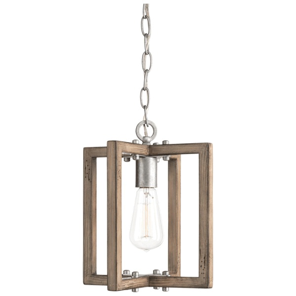 Progress Lighting P5317 141 1 Light Mini Pendant Fixture 100 Watt 120 Volt Ac Galvanized Turnbury