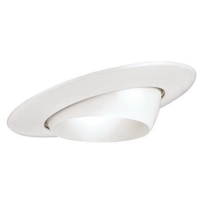 Juno Lighting V4018 WH 4-Inch Eyeball Baffle Line Voltage Adjustable ...