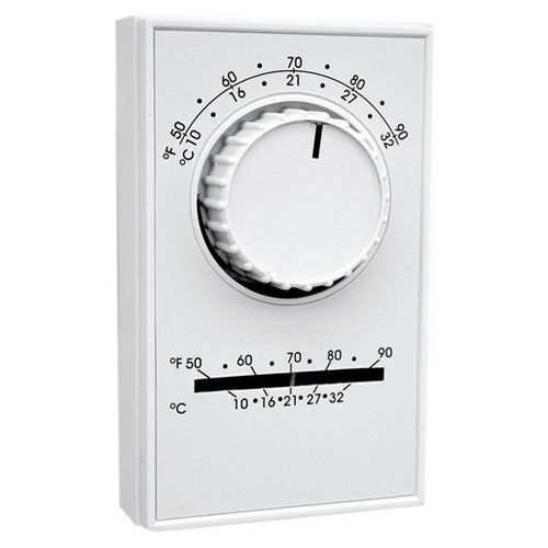 TPI ET5STS ET5 Series Line Voltage Heat Thermostat 120 - 277-Volt AC 22-Amp  White