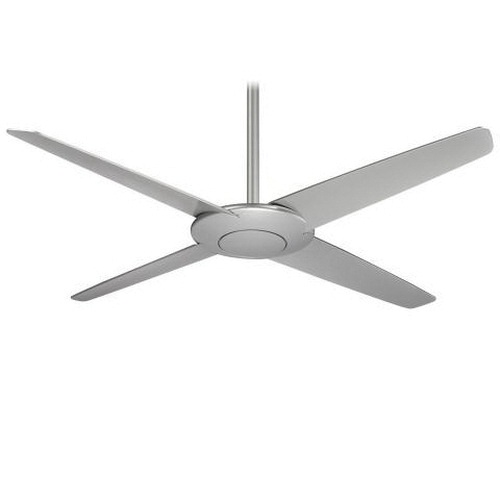 Minka Aire F738 Sl Ceiling Fan 52 Inch 4 Blade Silver Ceiling