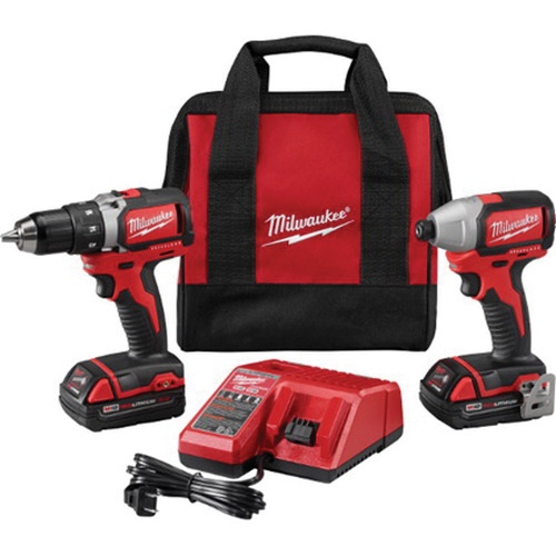 Milwaukee Tool 2798-22CT Compact Brushless Drill/Brushless Impact Combo ...