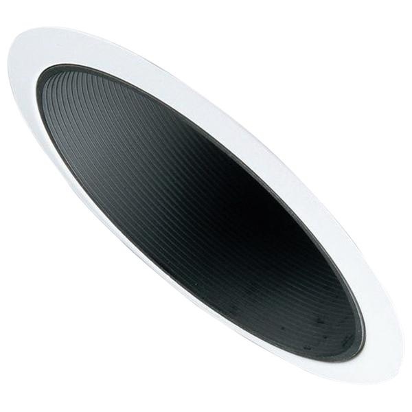 Halo 456p 6 Inch Baffle Slope Ceiling Trim Round White