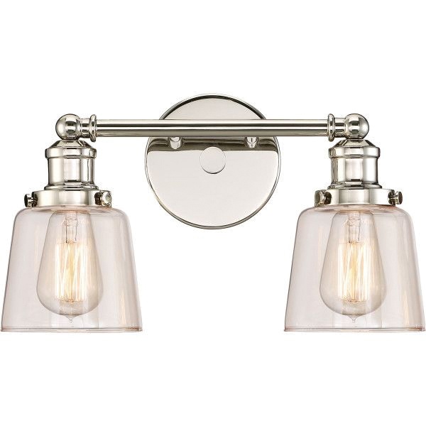 Quoizel Lighting Uni8602pk Dimmable 2 Light Bath Fixture 200 Quoizel Lighting Uni8602pk Dimmable 2
