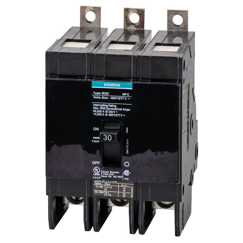 Circuit Breaker 100 Amp 3pole Qo3100 Magnetic Circuit Breakers