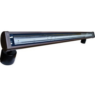 Dabmar Df Led Led Linear Sign Light Fixture Black Powder Coated