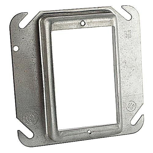 Thomas & Betts 52c49-3 4 Pre-galvanized Steel 1-gang Outlet Box Cover 4 