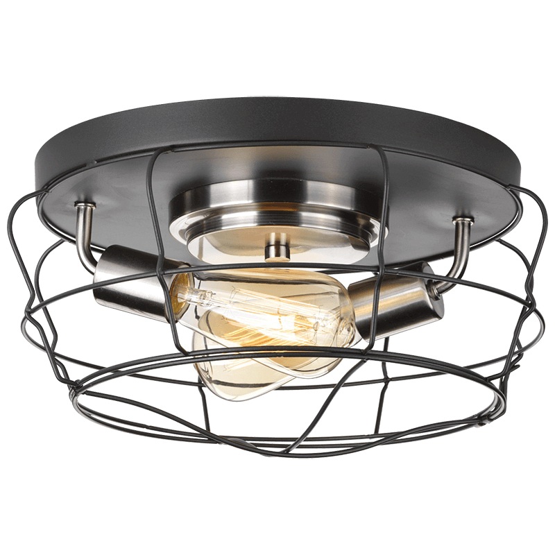 Progress Lighting P350037 143 2 Light Flush Mount Fixture 120 Watt