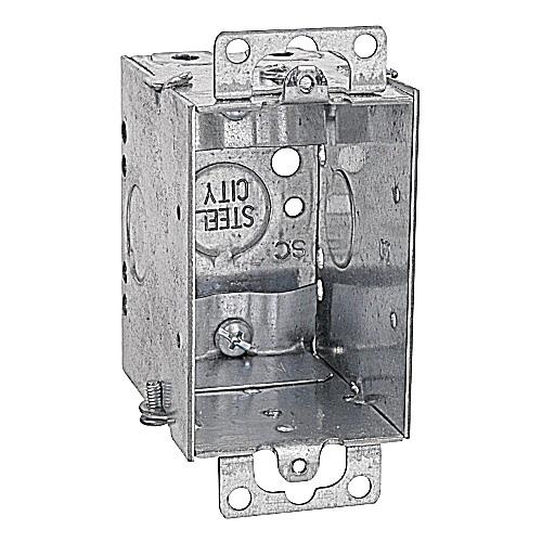 Thomas & Betts CWN-25 Galvanized Steel 1-Gang Gangable Old Work Switch ...