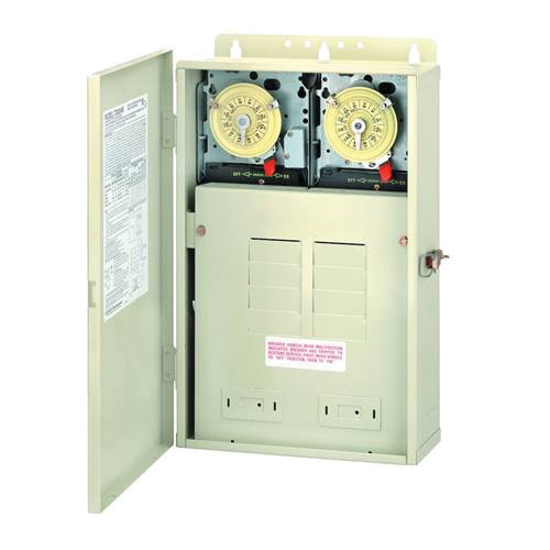 Intermatic Tr 2 Pole 1 Phase Pool Spa Control Panel With Load Center 40 Amp At