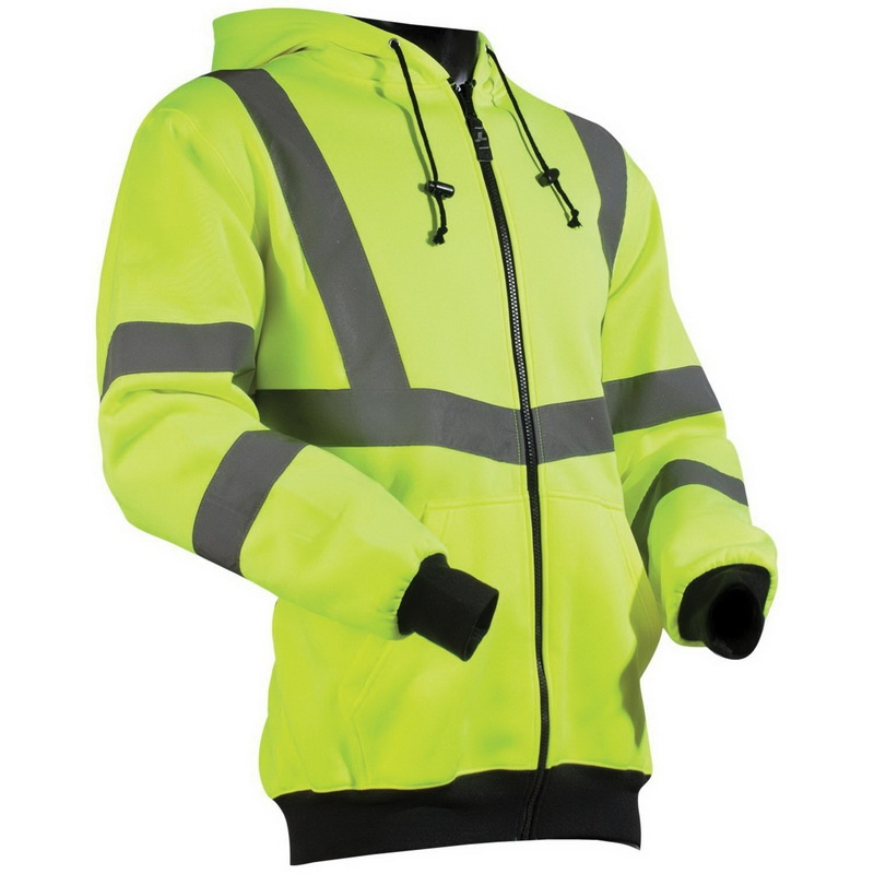 Lift Safety Avh-14hv2l Polyester High-visibility Viz-pro Safety Hoodie 