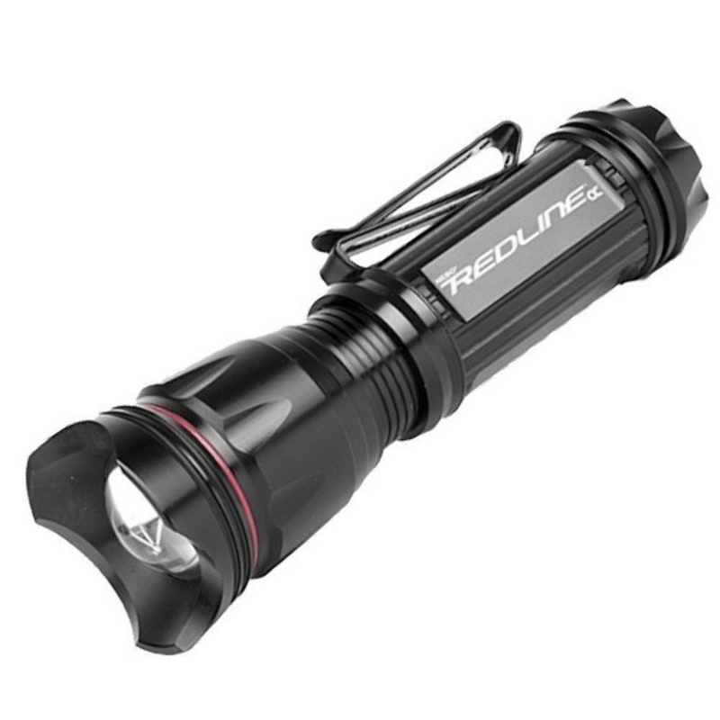 Nebo Tools 6092 AA Battery Operated LED Tactical Flashlight Redline® OC™