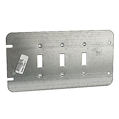 Thomas & Betts 3-GCS Pre-Galvanized Steel 3-Gang Box Cover 8-13/16-Inch ...