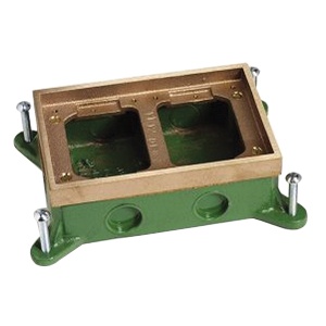 Lew Sh 6262 58 Cast Iron 2 Gang Shallow Semi Adjustable Concrete