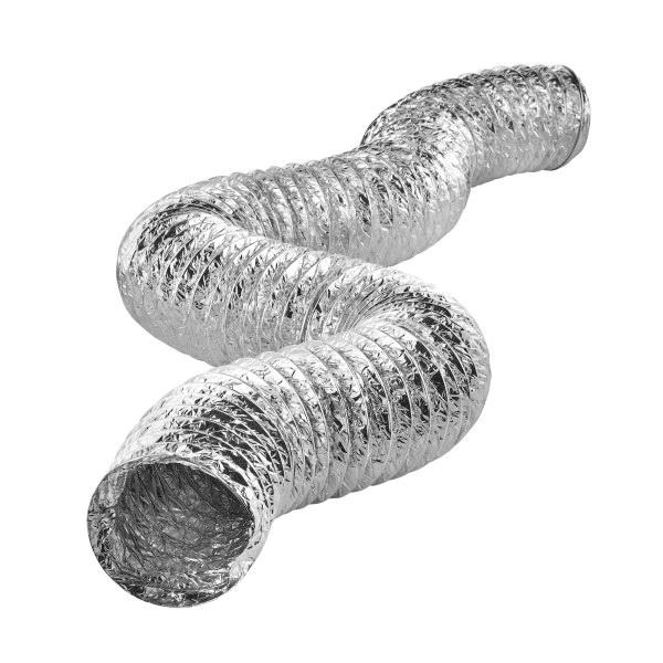 Lambro 650UL Flexible Air Connector Duct 4-Inch x 50-ft Aluminum ...