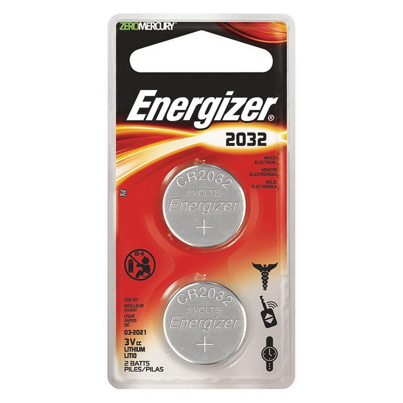 Eveready Battery ECR2032 Lithium-Ion Coin Cell Battery 240-Milli-Amp ...