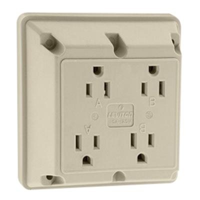 Leviton 21254-I Industrial Specification Grade Quadruplex Extra Heavy ...