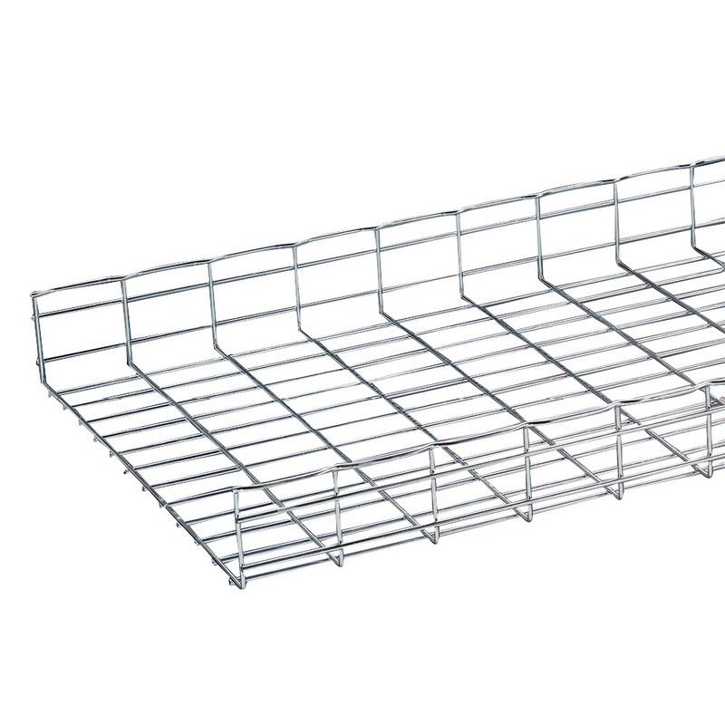 B-Line FT2X2X10ELG Electrogalvanized Steel Wire Mesh Basket Tray 10-ft ...