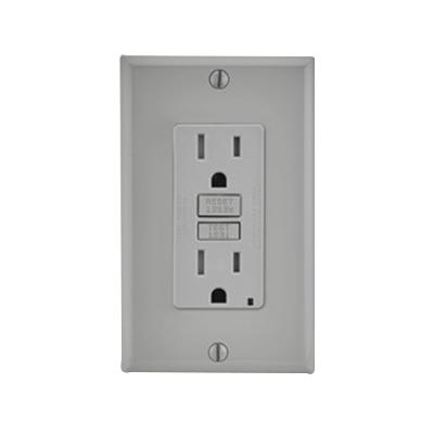 Leviton X7599-GY Residential Grade Slim Tamper-Resistant GFCI ...