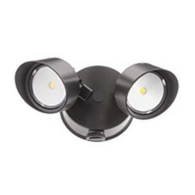 Lithonia Lighting Olf 2rh 40k 120 Bz M4 2 Head Round Led Security