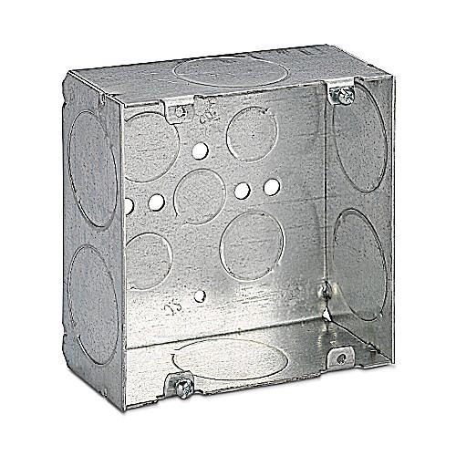 Thomas And Betts 72171 1 14 Pre Galvanized Steel Standard Square Box 4 1116 Inch X 4 1116 Inch 8832