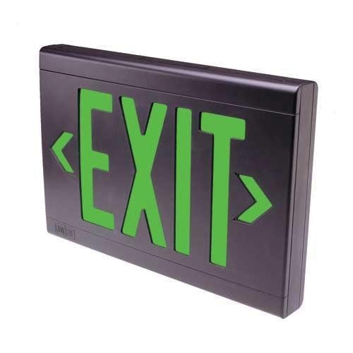 Hubbell Lighting LXUGWE LX Series Emergency LED Exit Sign White Housing ...