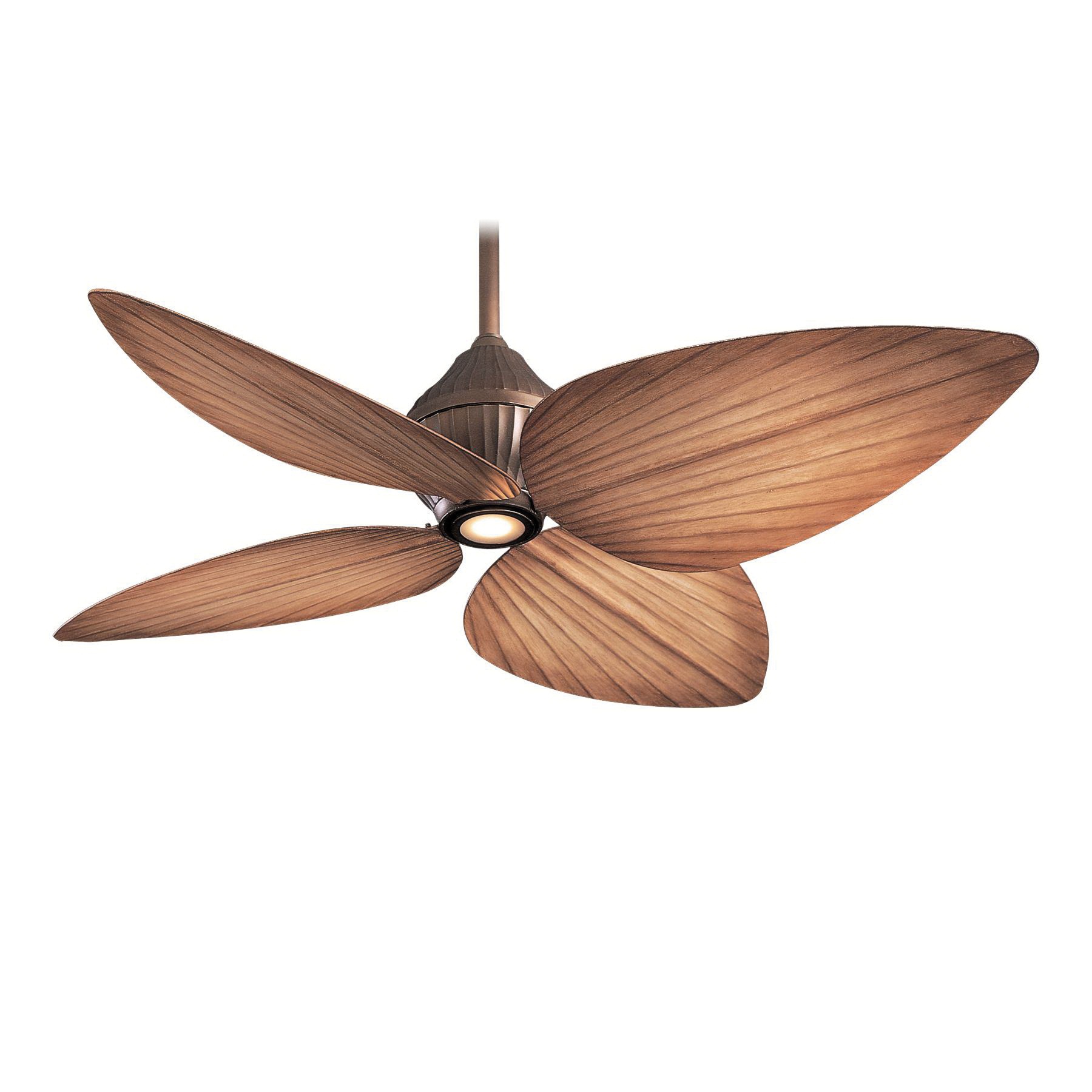 Transitional Ceiling Fans Minka-Aire F581-ORB Transitional Ceiling Fan With Light 52-Inch 4 Blade ...