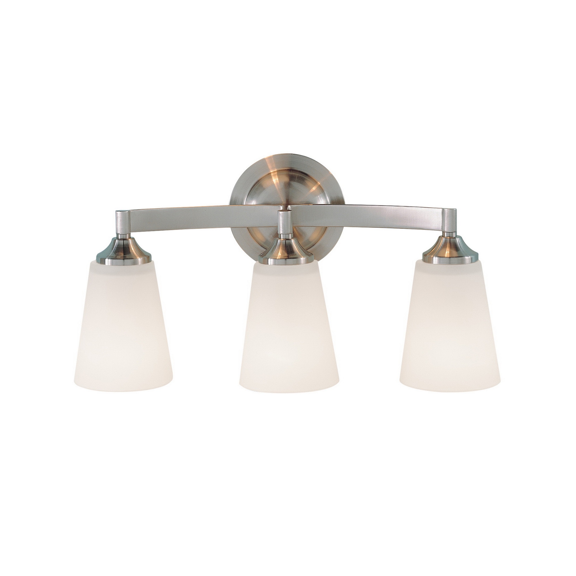 Murray Feiss VS9403-BS 3-Light Vanity Fixture 120-Volt Brushed Steel ...