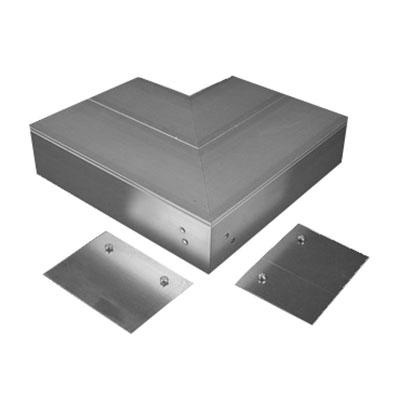 Wiremold ALA4811 90-Degree Flat Mitered Elbow With Coupling Aluminum ...