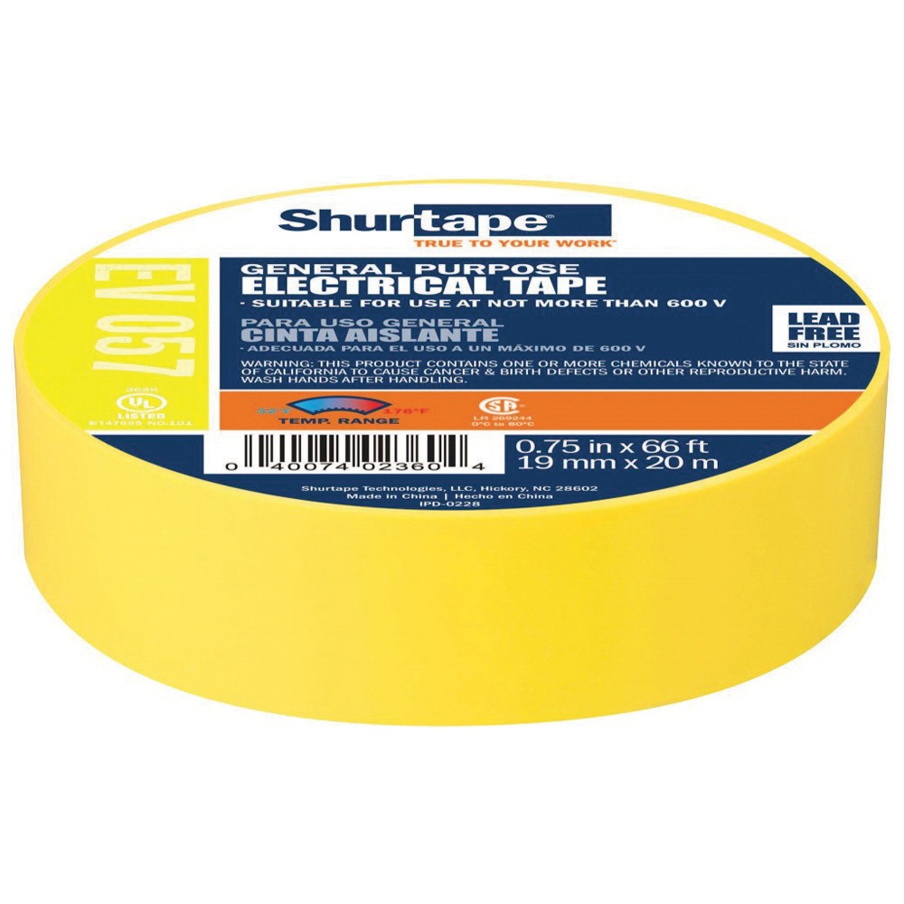 100 Roll//Case Choose Color Electrical Tape 7mil 3//4 inch x 66 ft