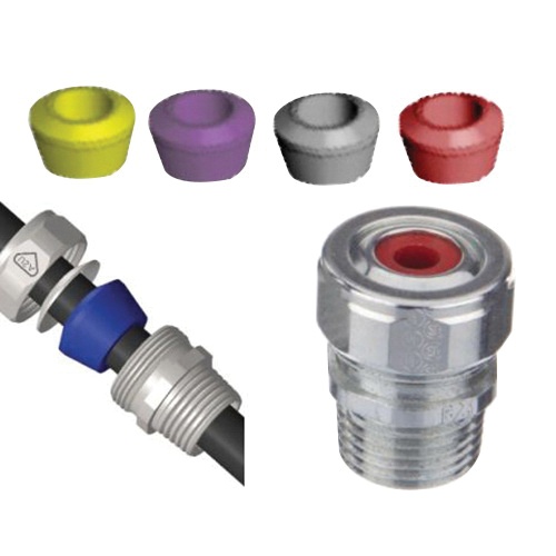 AMERICAN FITTING, CG50K, Steel Straight Cord Grip Connector Kit 1/2-Inch 0.125 - 0.65-Inch, M78539