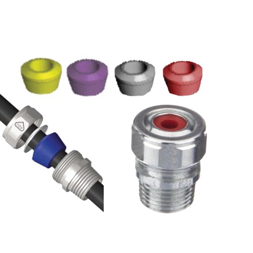 Amfi Cg75k Zinc Plating Chromate Alloy Steel Straight Cord Grip Connector Kit 3 4 Inch 1 8 7 8 Inch Spec Grade Cable Gland Connectors Accessories Strain Relief Cord Grips Cable Glands Wiring