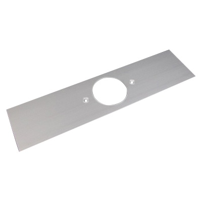 Wiremold ALA-F 1-Gang Single Receptacle Cover Plate Aluminum Satin ...