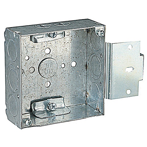 Thomas And Betts 52151 Msn Pre Galvanized Steel Metallic Standard Outlet Box 4 Inch X 4 Inch X 1 1 8229