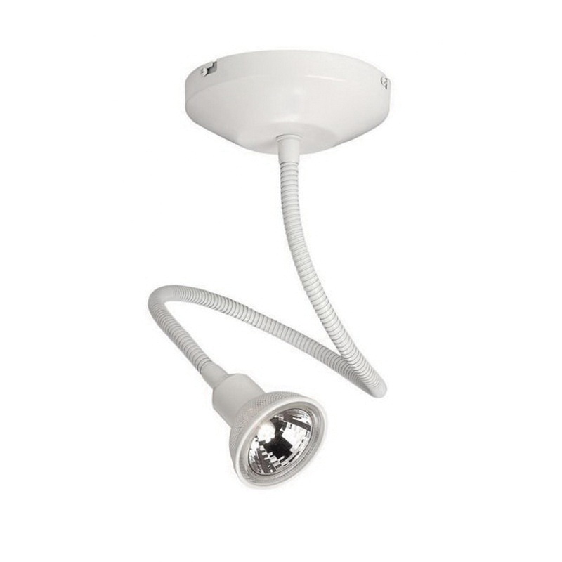 Wac Lighting Me 204 Wt Dimmable Low Voltage Flexible Spotlight 50 Wac Lighting Me 204 Wt Dimmable Low Voltage Flexible Spotlight 50 Watt White