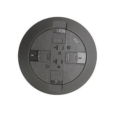 Wiremold Rc7atcgy Flush Multi Service Poke Thru Device Gray Rc7