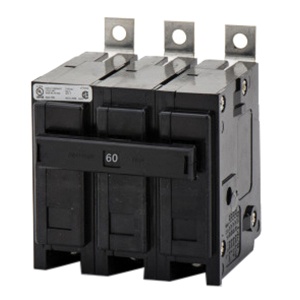 Eaton BAB3060HS Bolt-On Mount Type BAB Industrial Miniature Circuit Breaker With Shunt Trip 3-Pole 60 Amp 240 Volt AC Quicklag