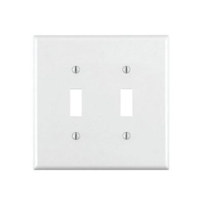 Leviton 80709-W Thermoplastic Nylon Device Mount Standard Size 2-Gang ...