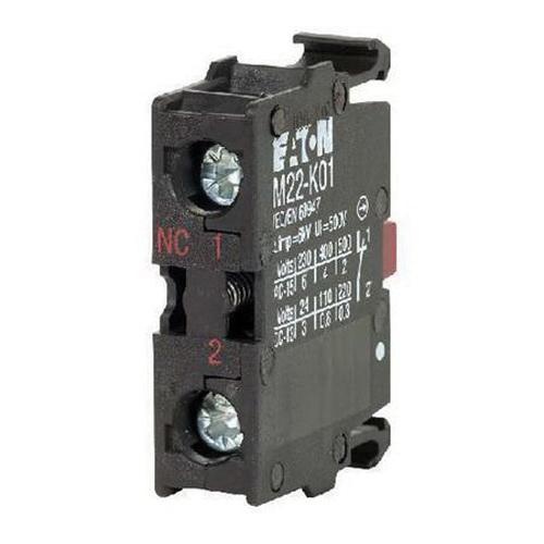 Eaton M22-K01 Standard Contact Block Screw Terminal 1 NC | Standard ...