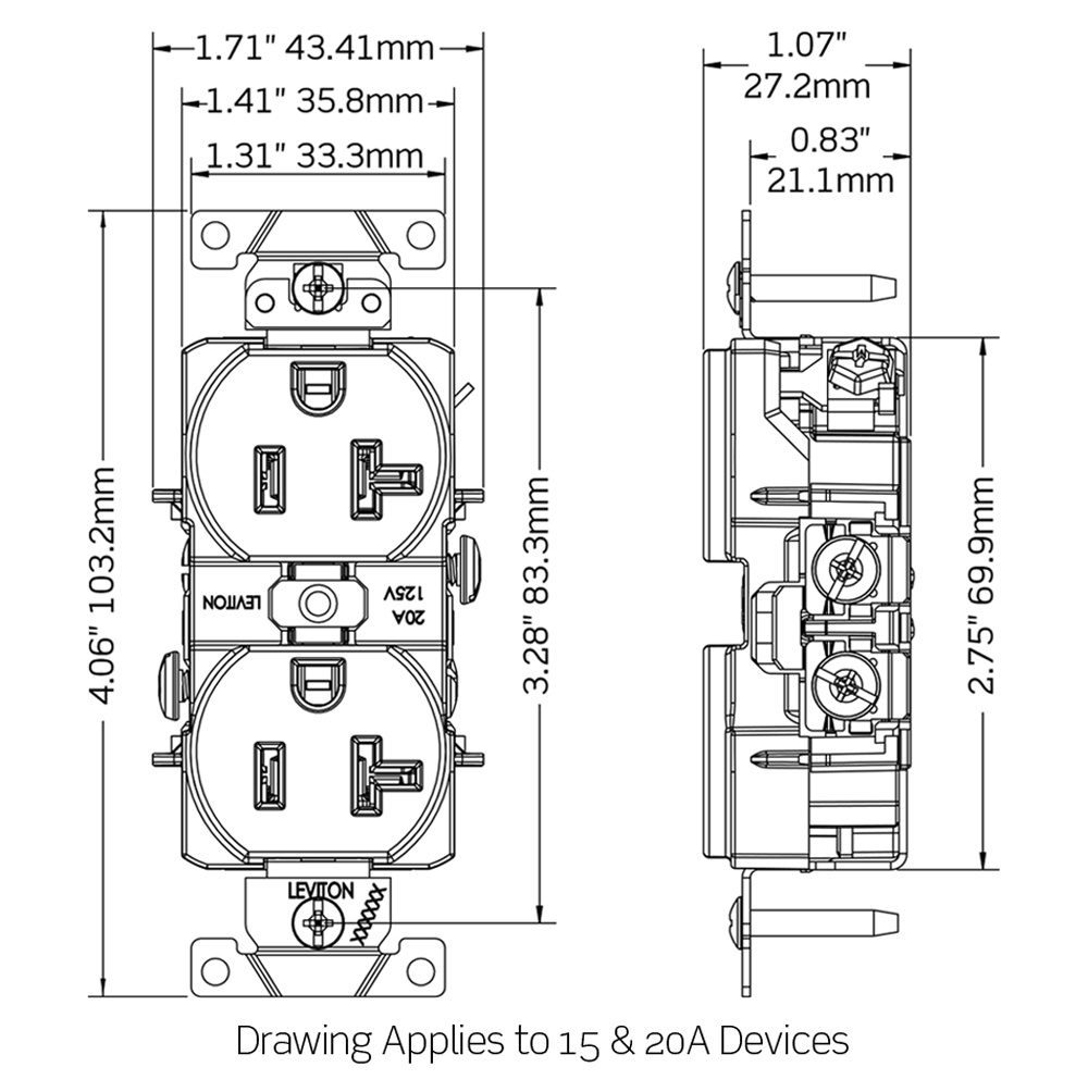 Leviton 16262 OIG 3 Wire 2 Pole Industrial Hospital Specification Grade leviton-16262-oig-3-wire-2-pole-industrial-hospital-specification-grade